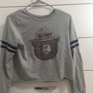 Smokey the bear long sleeve shirt